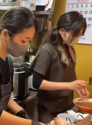 Japanese street food: Egg and char siu rice bowl